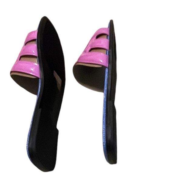NWOT Nine West Geena Flat Slide Sandals, Size 11M Light Magenta - Picture 5 of 5